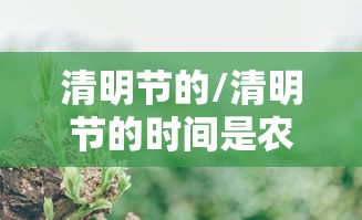 清明节的/清明节的时间是农历几月几日